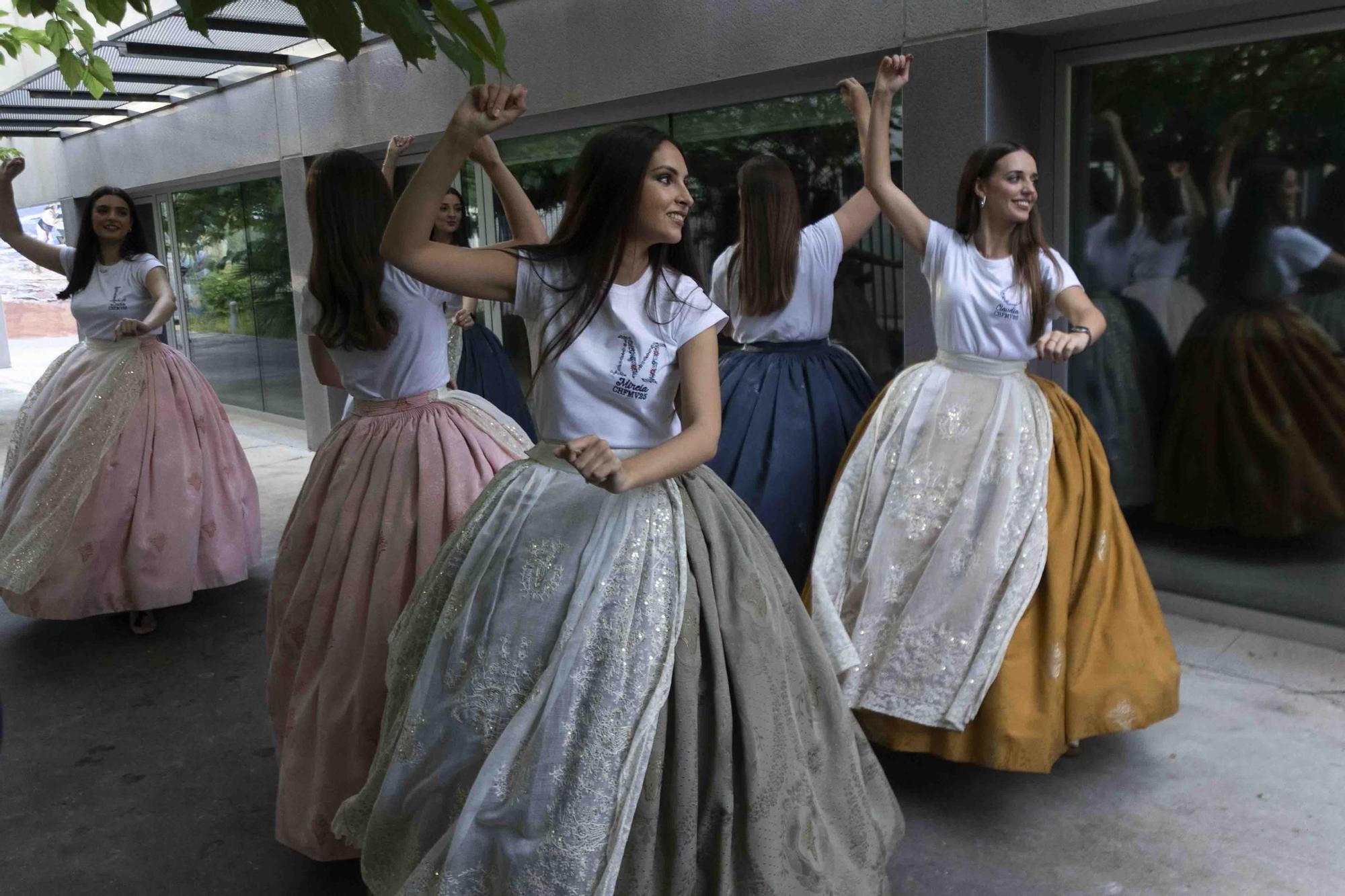 Así ha sido el ensayo de la "dansà" de Berta y la corte mayor
