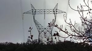 Torre de la red de transporte de electricidad.