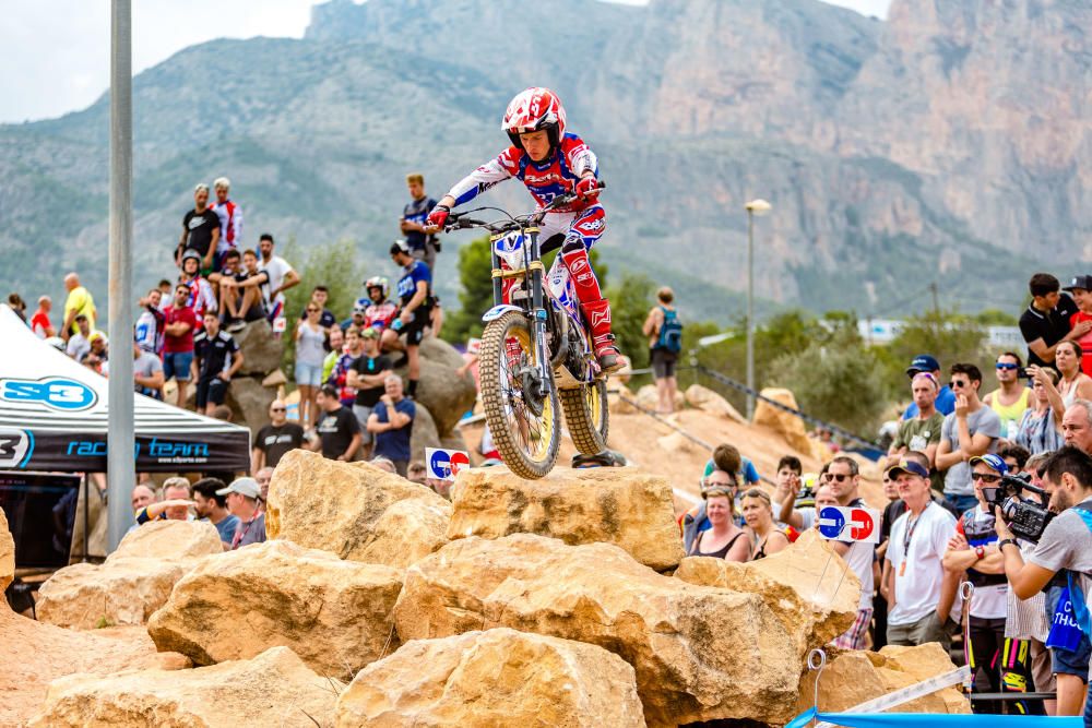 Bou se luce en el Mundial de Trial de La Nucía.