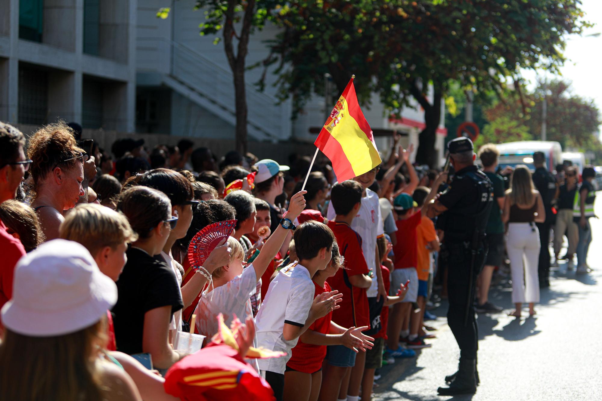 La selección española sigue de celebración en Ibiza