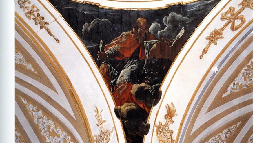 Pintura mural de Francisco de Goya localizada en la parroquia de San Juan el Real de Calatayud (Zaragoza).