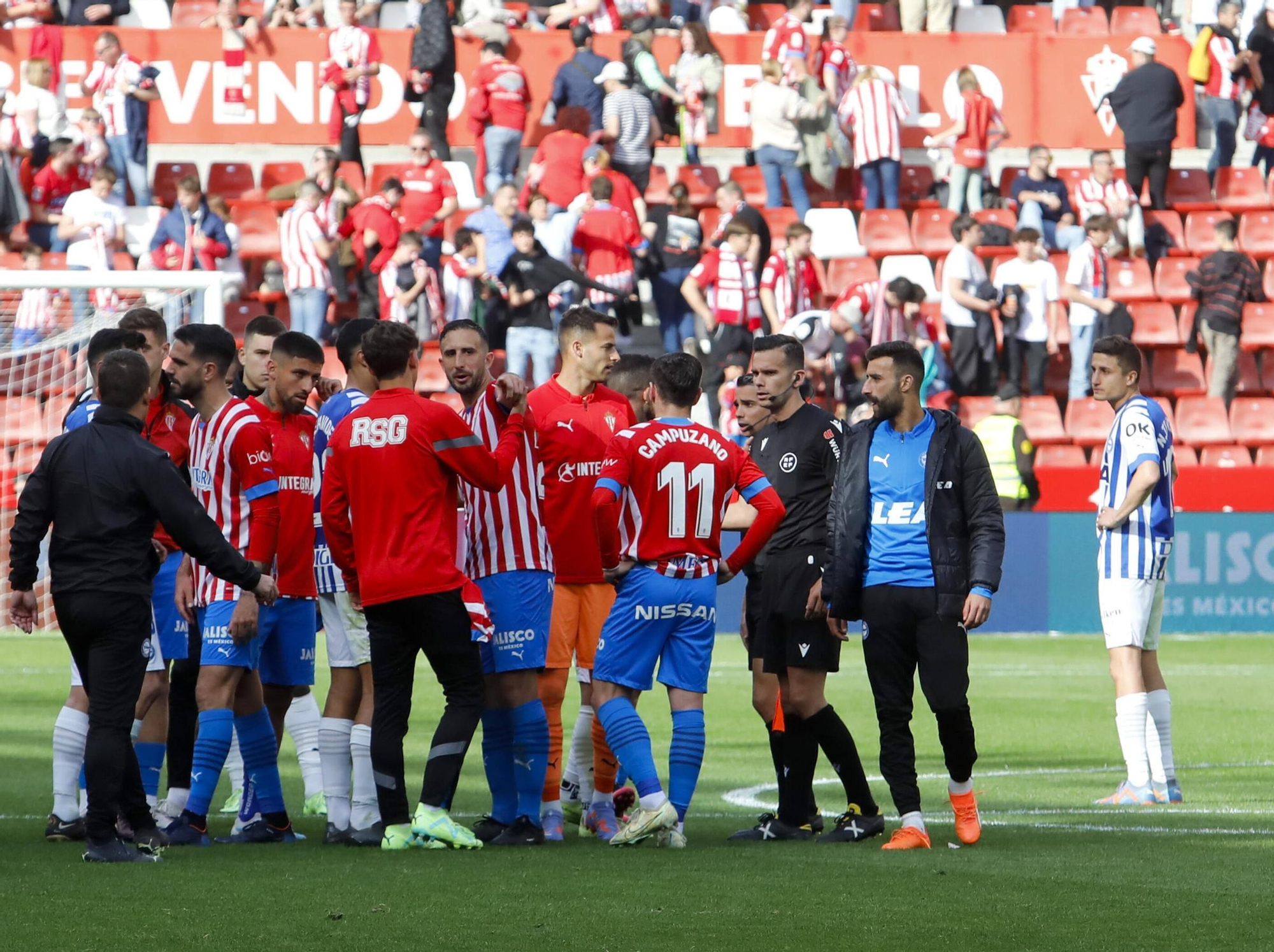 Así fue el encuentro entre el Sporting y el Alavés