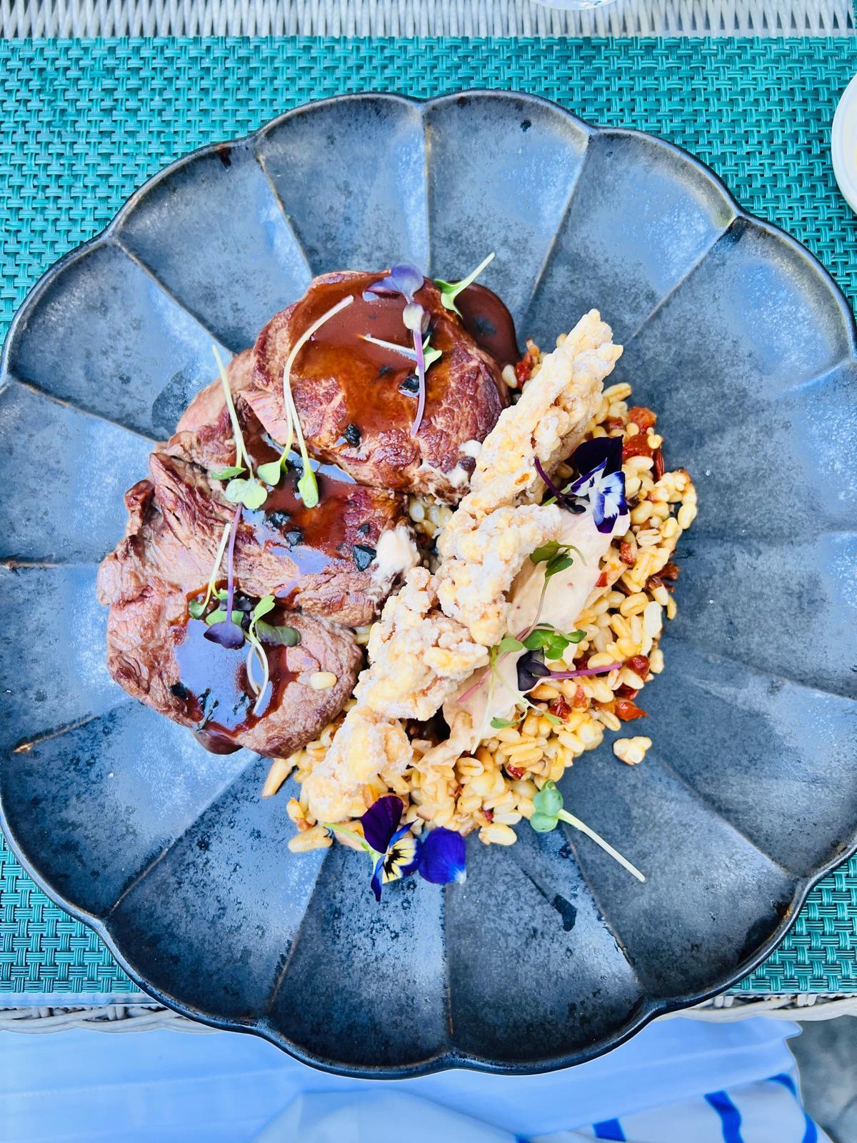 Uno de los platos gastronómicos del restaurante Arbequina.