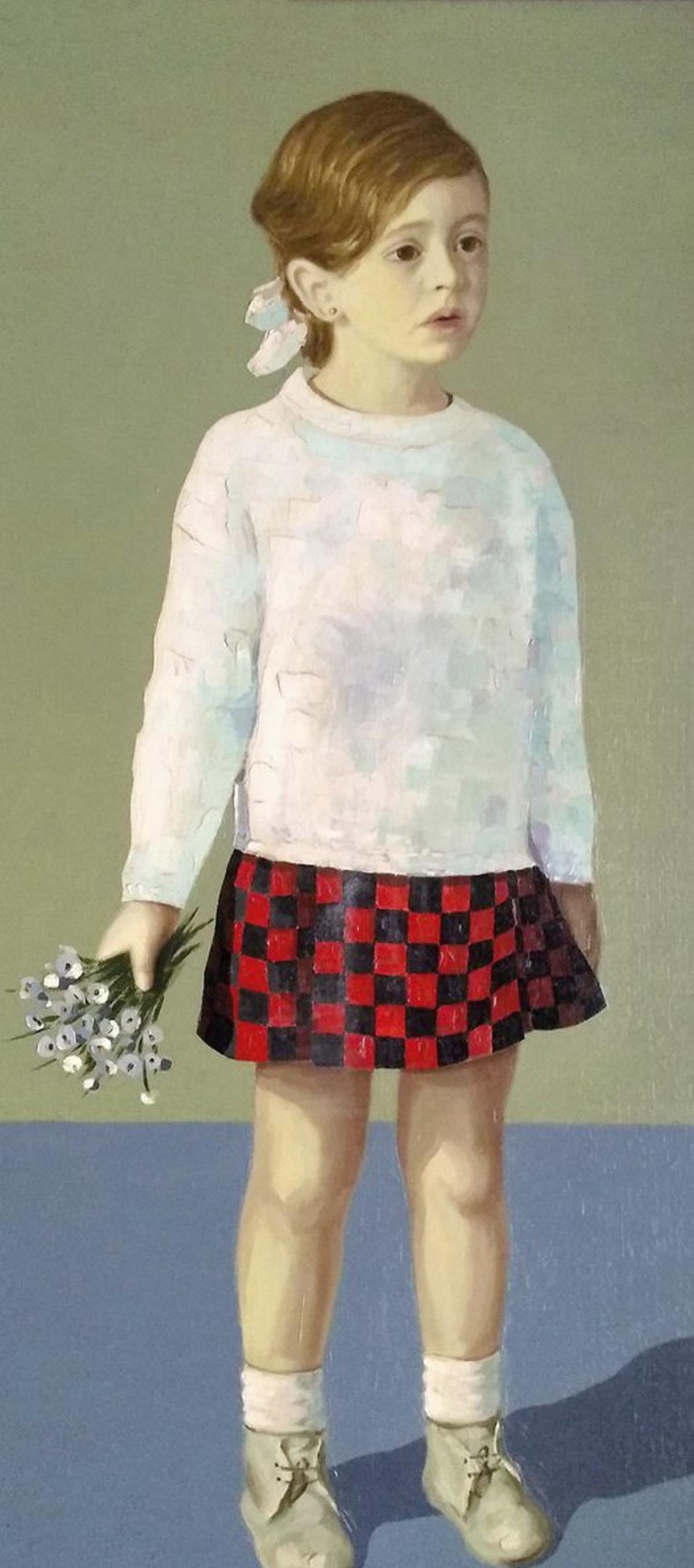 Retrato de María Ether. Óleo sobre lienzo. Retrato de María Ether. Óleo sobre lienzo.
