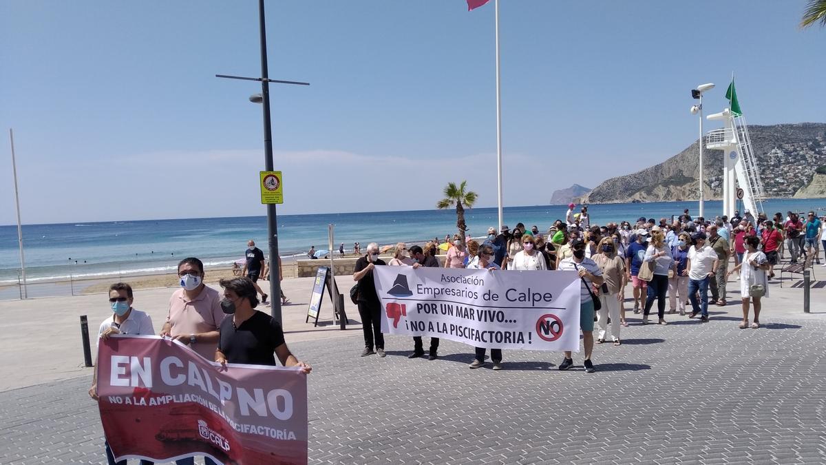 La protesta ha arrancado y terminado en la plaza Colón.