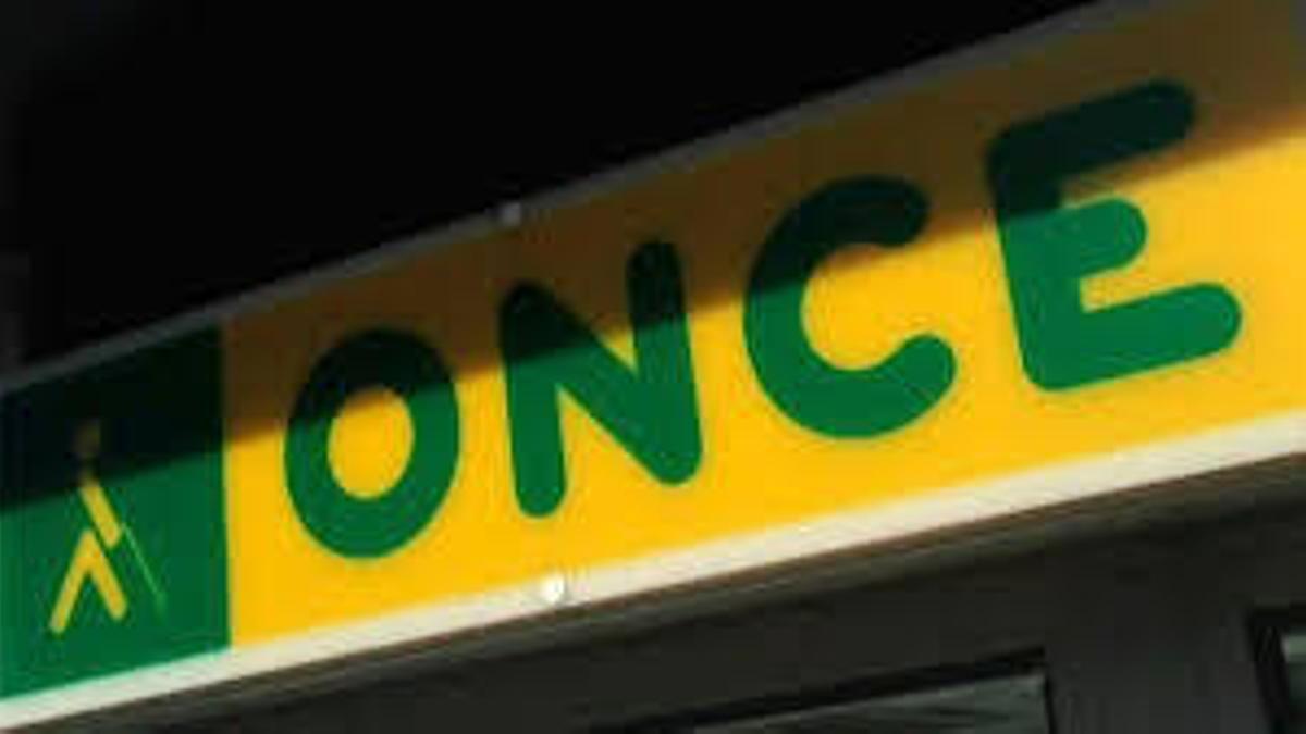 Cartel de la ONCE.