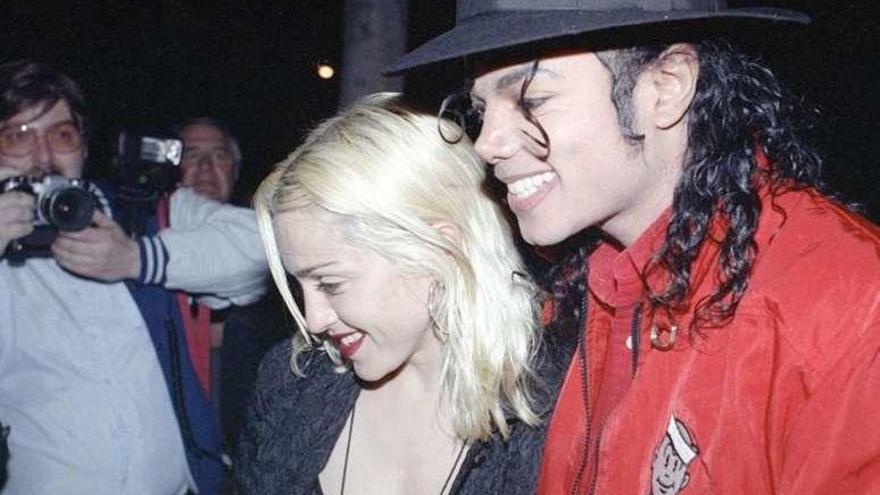 Madonna, con Michael Jackson.