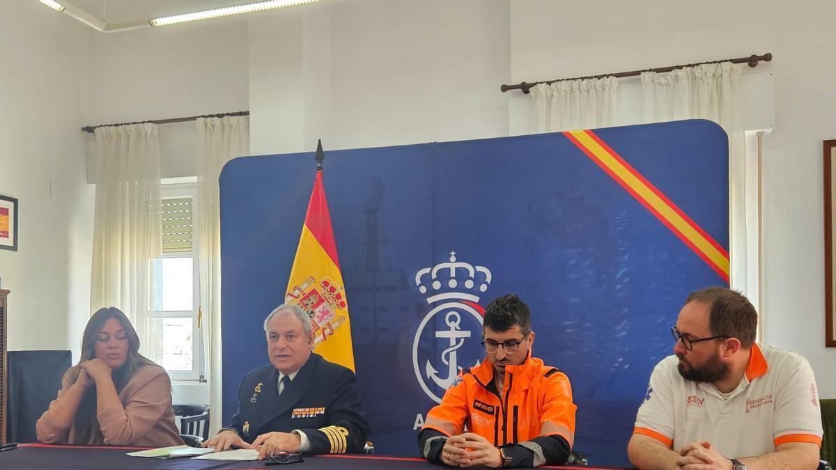 Presentación del ejercicio en la Comandancia Naval de Alicante.
