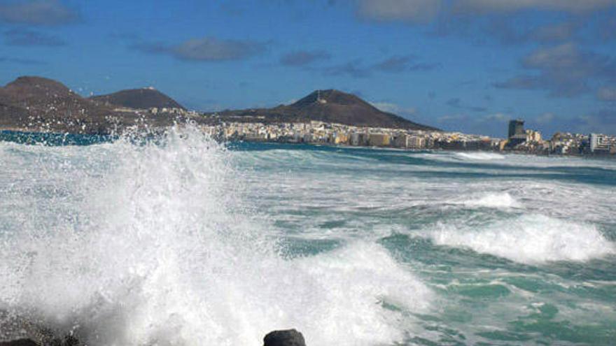 Imagen de Las Canteras este martes.