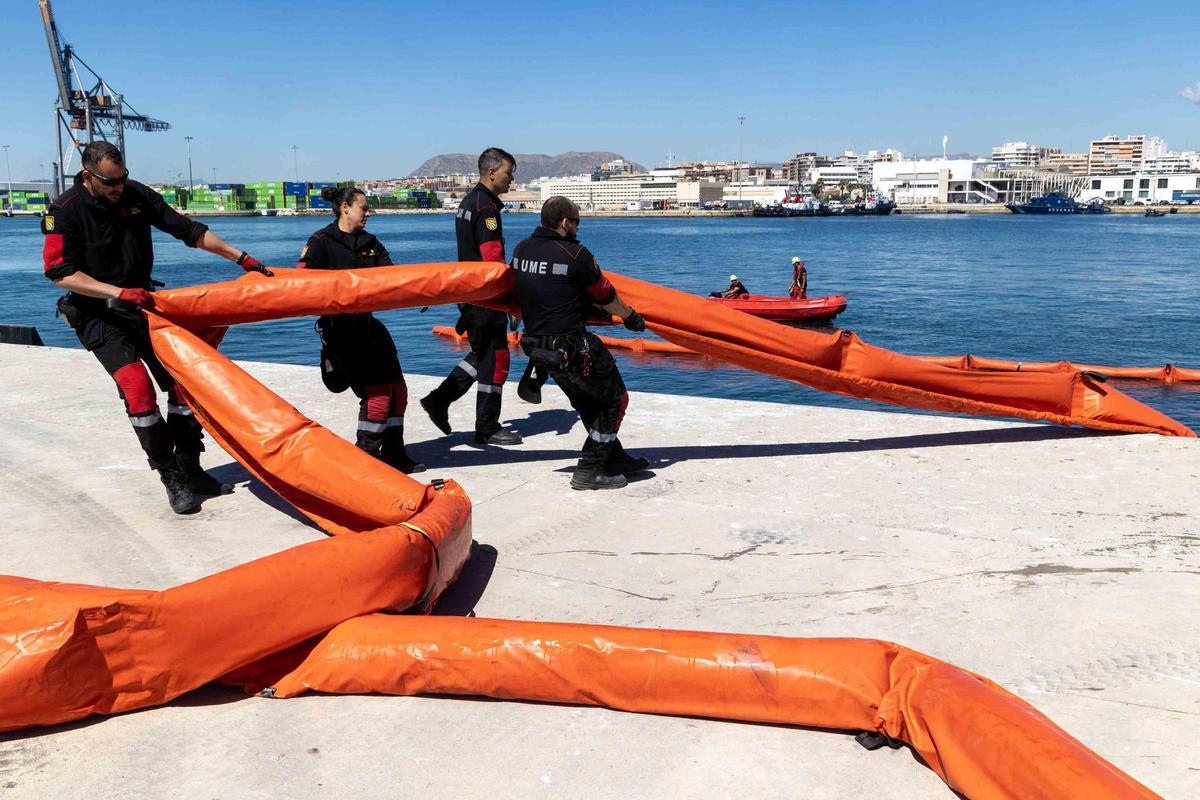 MARSEC-26 mide la coordinación ante emergencias marítimas en el Puerto de Alicante