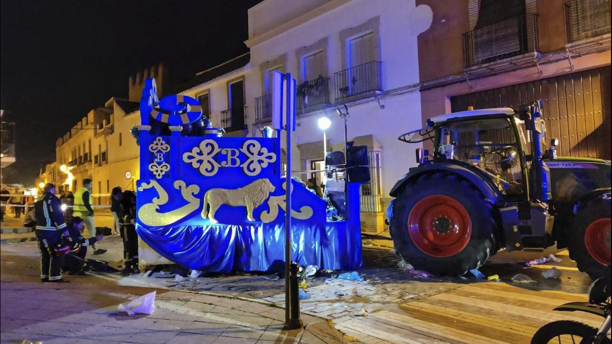 El vehicle implicat en l'accident mortal a la cavalcada de Reis de Marchena, a Sevilla
