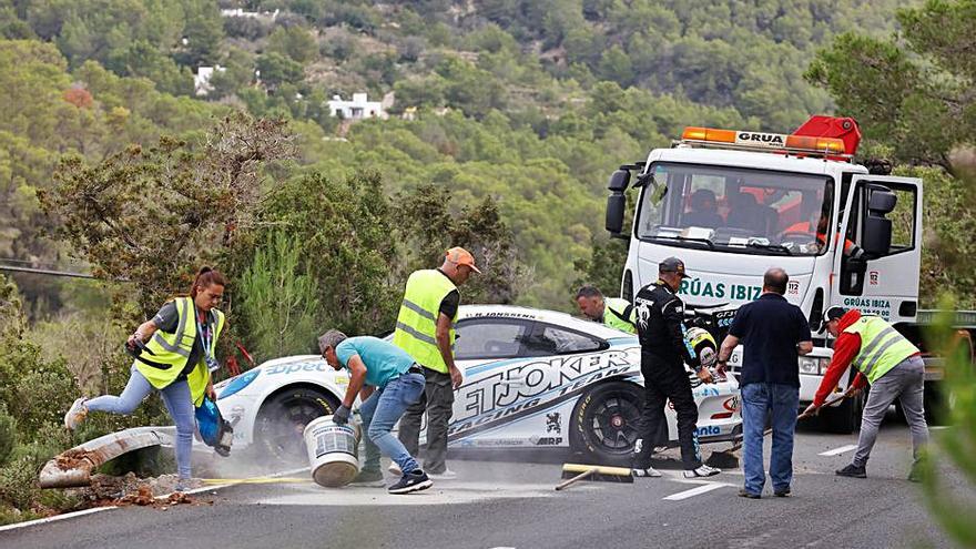 Imagen del accidente de Humerto Janssens.