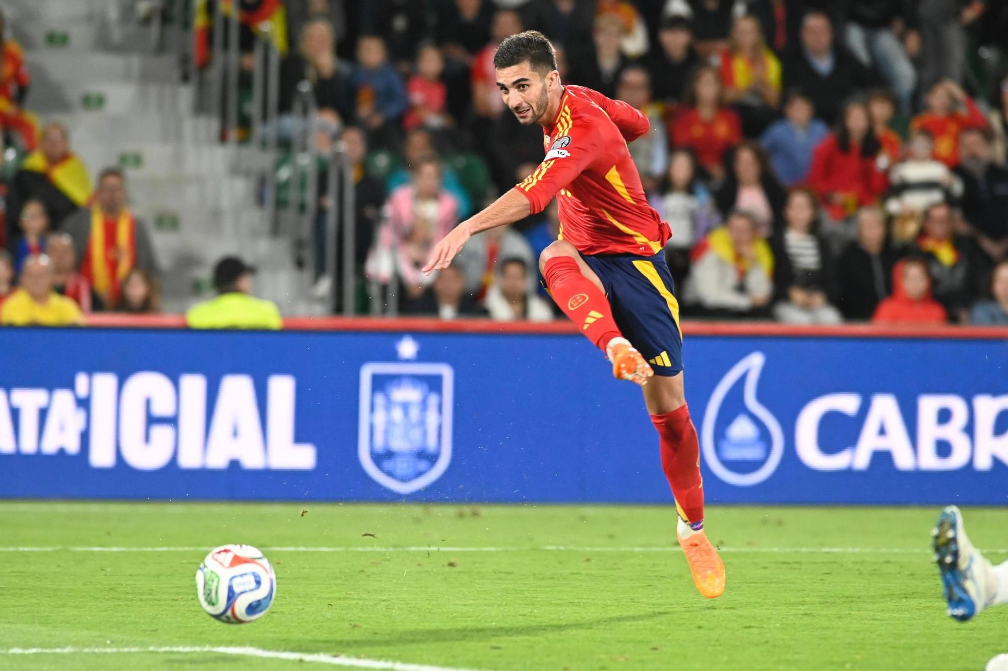 España - Georgia, en imágenes