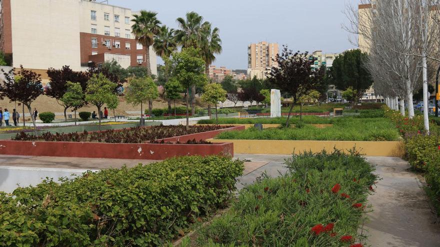 Setos que se eliminarán en el Parque del Norte.