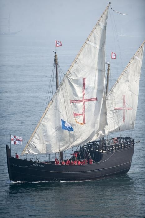 La Regata de Grandes Veleros abandona a A Coruña