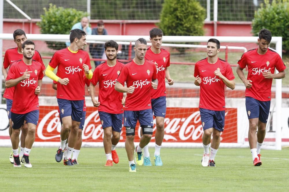 Entrenamiento del Sporting