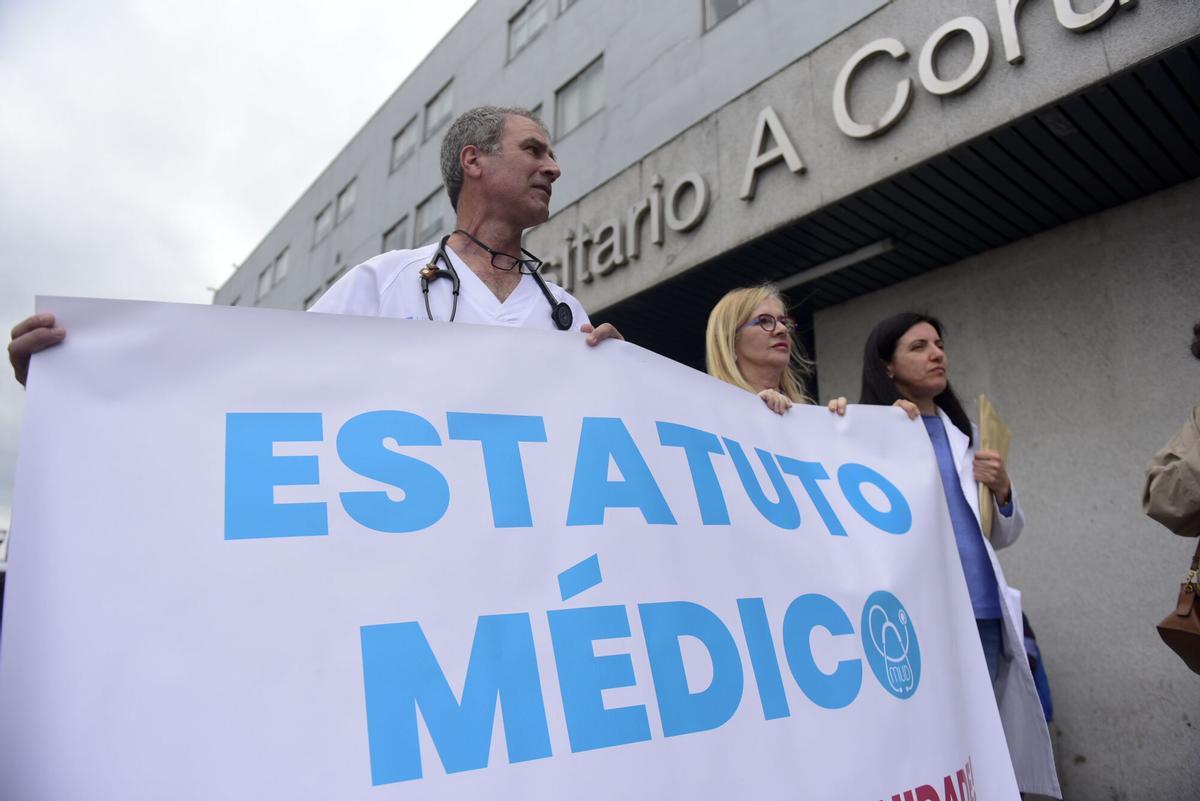 El conselleiro de Sanidade cifra en el 20% el seguimiento de la huelga de médicos convocada a nivel estatal contra el Estatuto Marco.