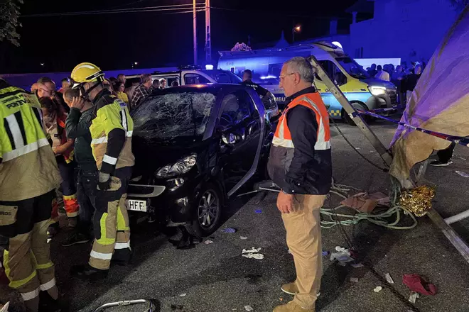 Atropellament múltiple en una festa major a Vilanova de Arousa