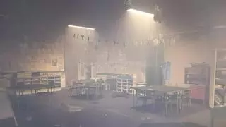 Un acto vandálico provocó el incendio que afectó a cinco aulas de un colegio de Arrecife, en Lanzarote