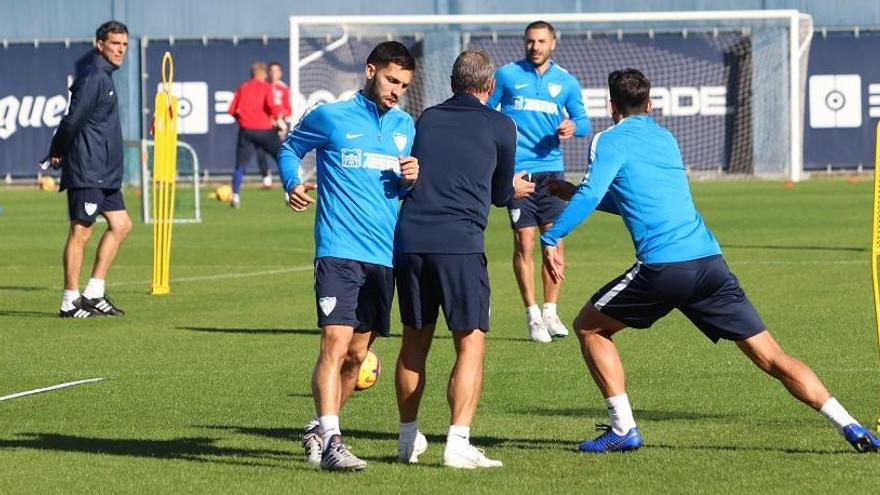 Dani Pacheco, en un entrenamiento.