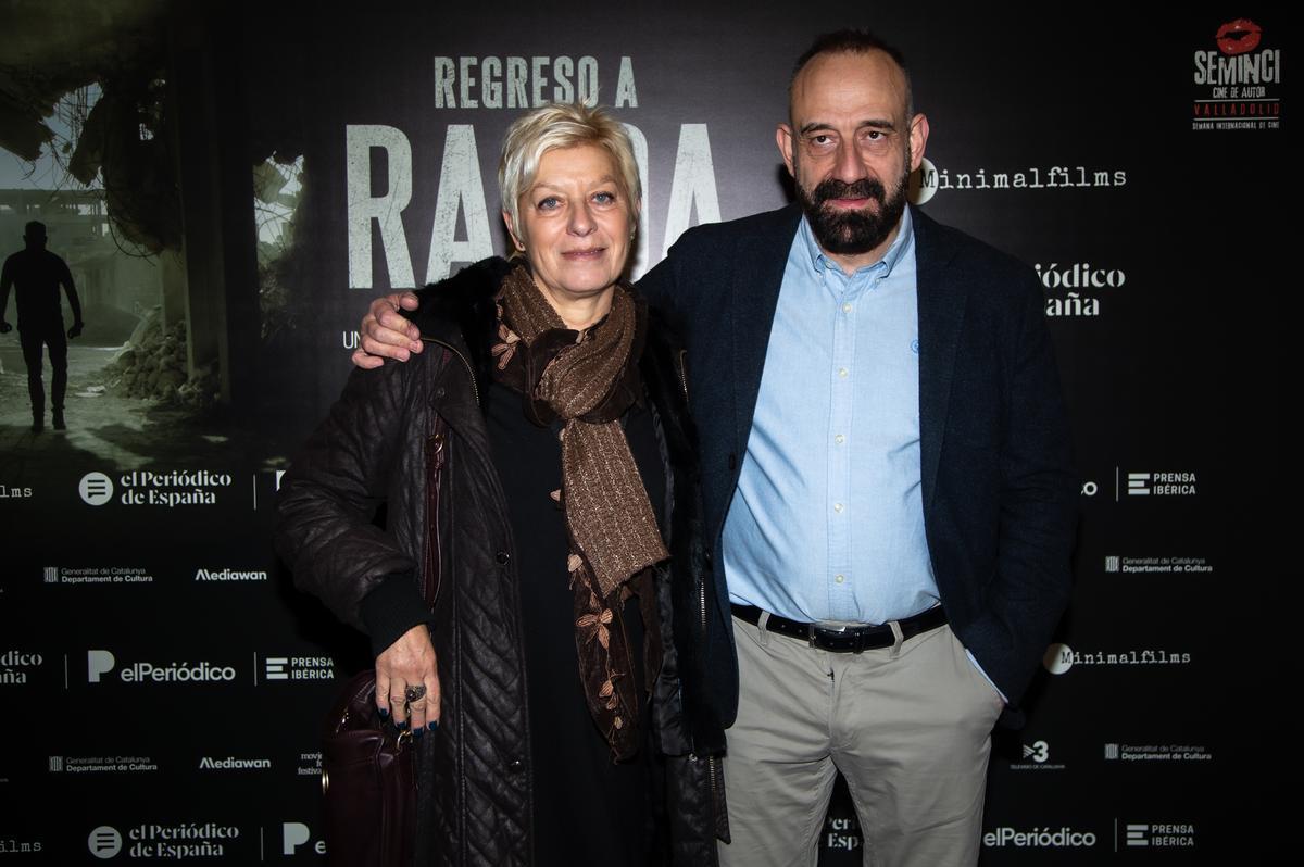  Virginia Hebrero y Marc Marginedas en el preestreno del documental ’Regreso a Raqqa’ en el Circulo de Bellas Artes en Madrid. Foto: Alba Vigaray