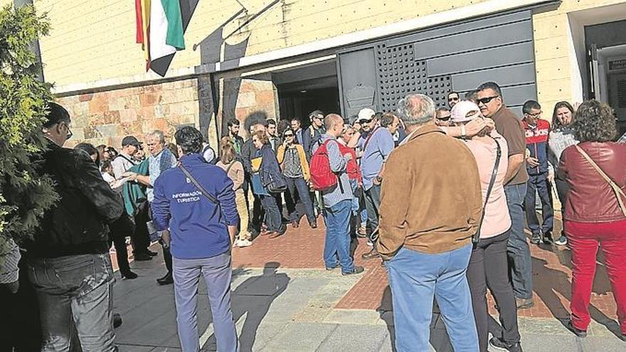 ‘LA TOMA DE BADAJOZ’, en una visita