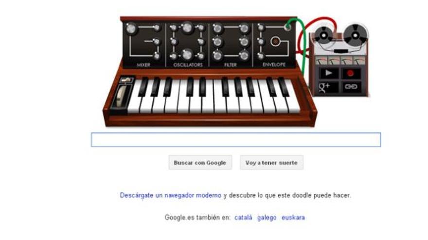 Google rinde homenaje al sintetizador de Robert Moog