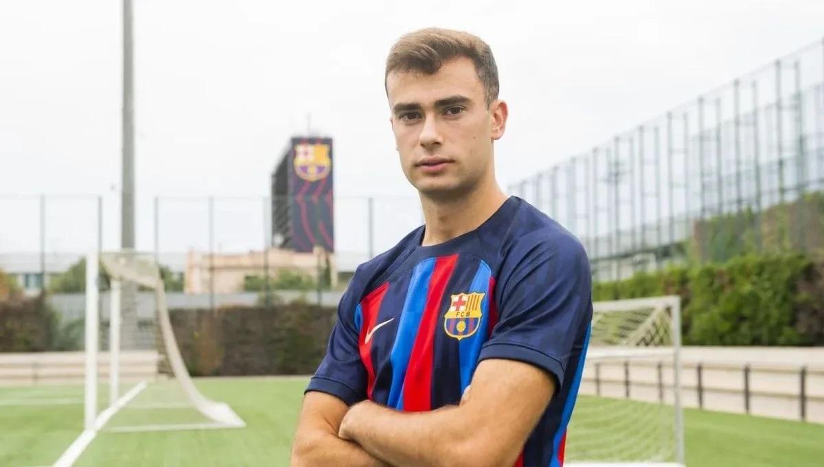 El joven jugador vasco, en su paso por el filial del FC Barcelona