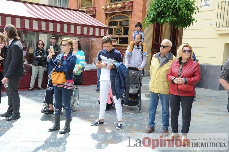 Ambiente sardinero en las calles de Murcia