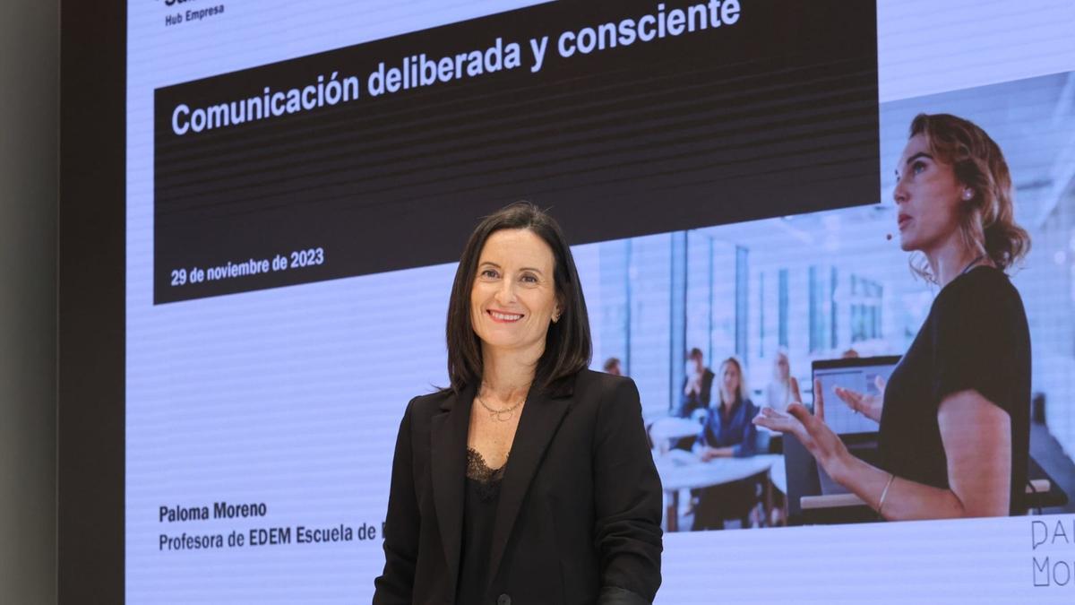 Conferencia sobre comunicación deliberada en el Banco Sabadell Hub Empresa