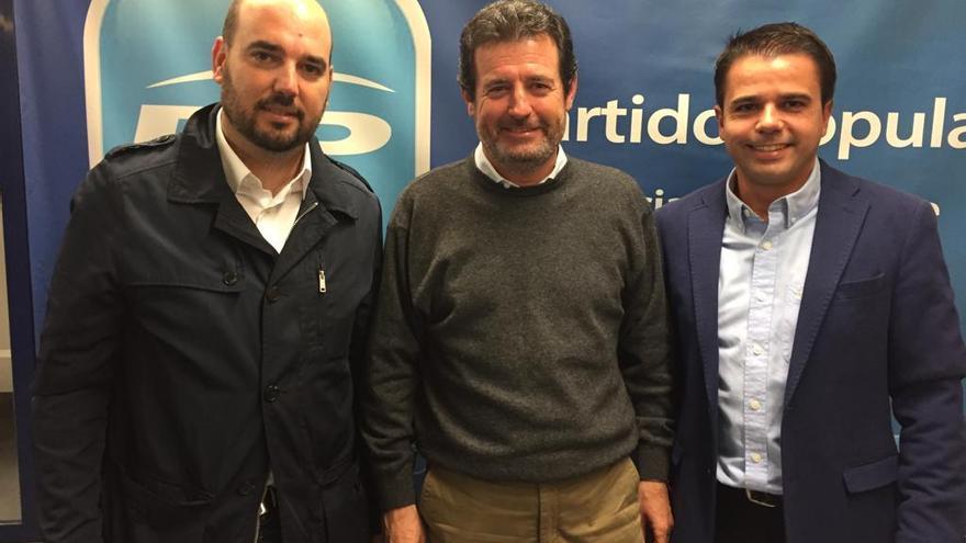 De izquierda a derecha: Raúl Dalmau, José Císcar y Rafa Candela