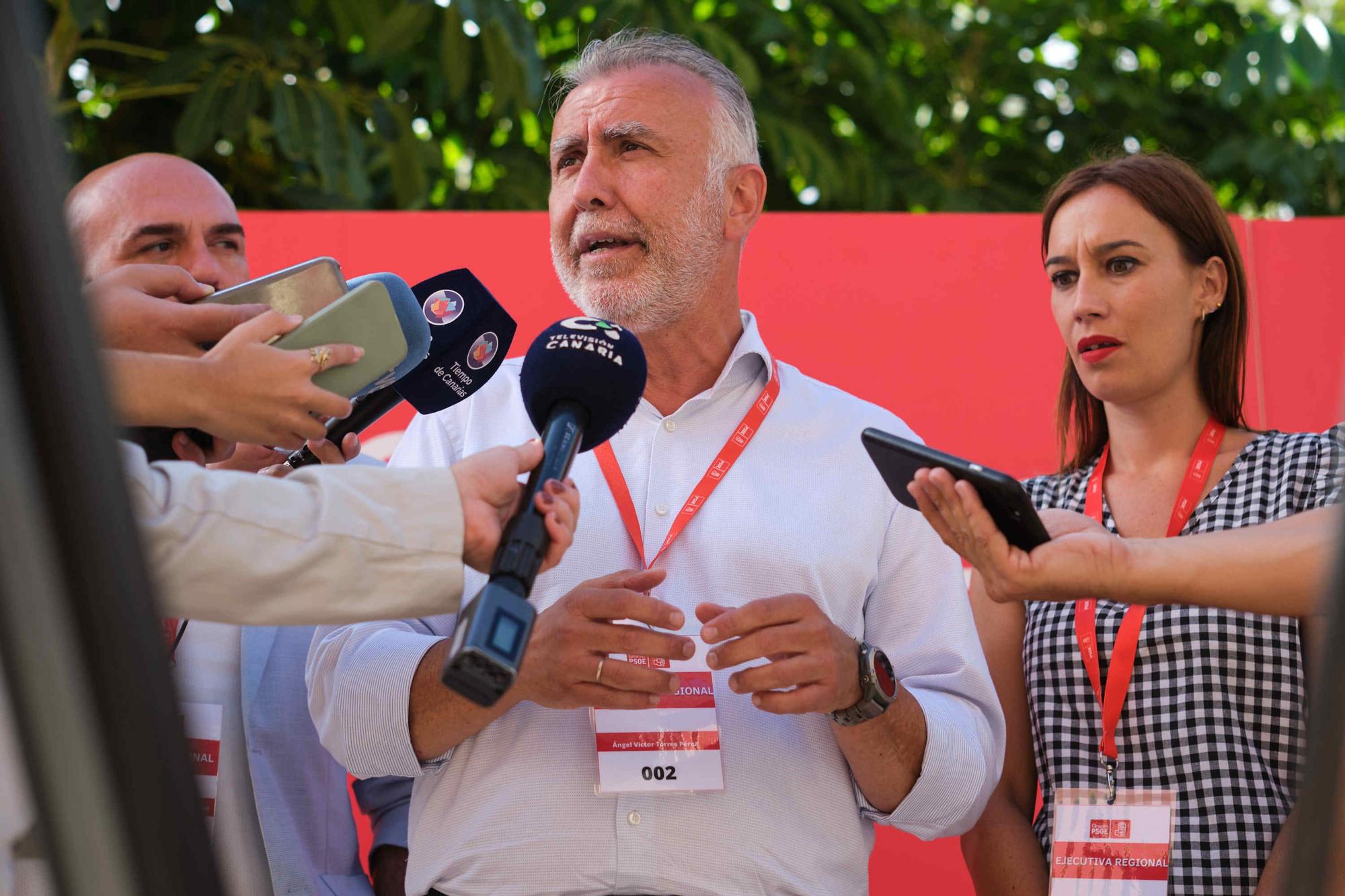 Comité Regional del PSOE de Canarias celebrado en Puerto de la Cruz