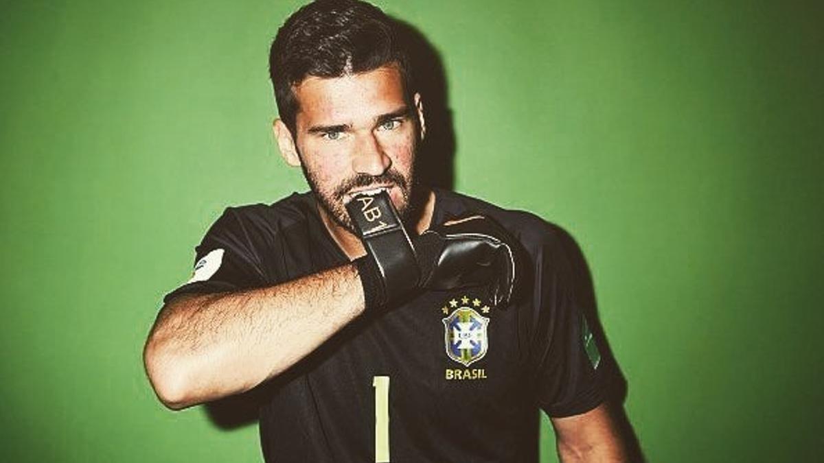 Alisson Becker, portero de la selección brasileña