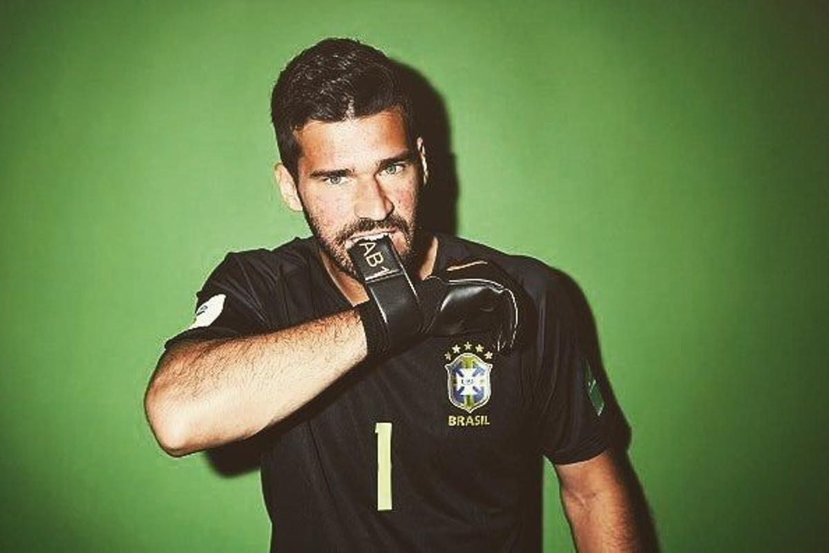 Alisson Becker, portero de la selección brasileña