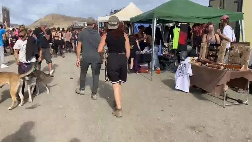 VÍDEO | Un paseo por el centro de la 'rave' de Fuente Álamo