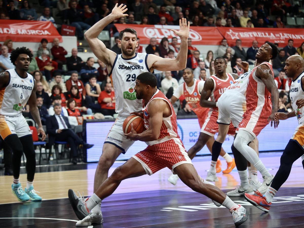 Las imágenes del UCAM Murcia - Rostock Seawolves