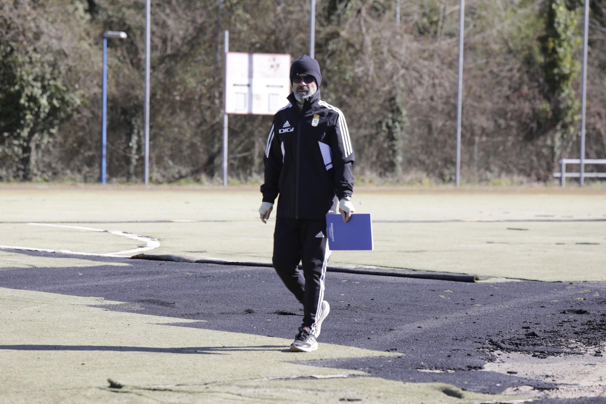 EN IMÁGENES: el entrenamiento del Oviedo