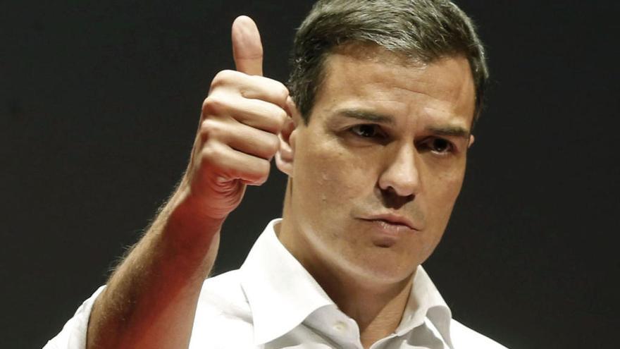 El candidato a la dirección general del PSOE, Pedro Sánchez.