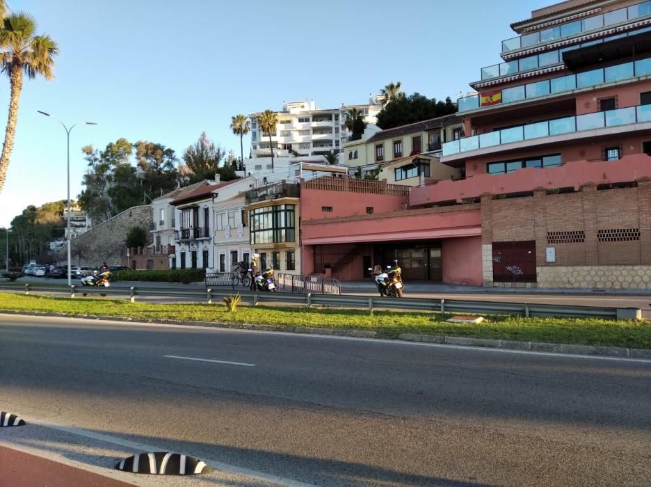 Corte de tráfico en el Paseo Marítimo Picasso este sábado