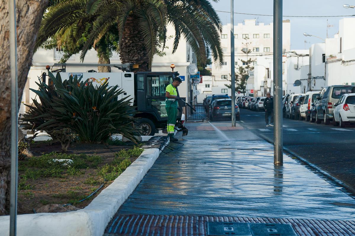Actuación en el Plan Integral de Limpieza de  Arrecife.