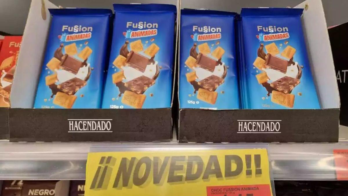 Mercadona fusiona el chocolate con leche con sus nuevas galletas animadas