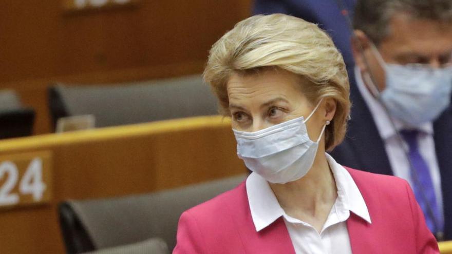 La presidenta de la CE, Ursula von der Leyen.