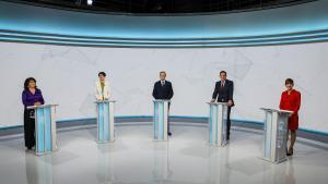 Los candidatos a la presidencia de la Xunta de Galicia.