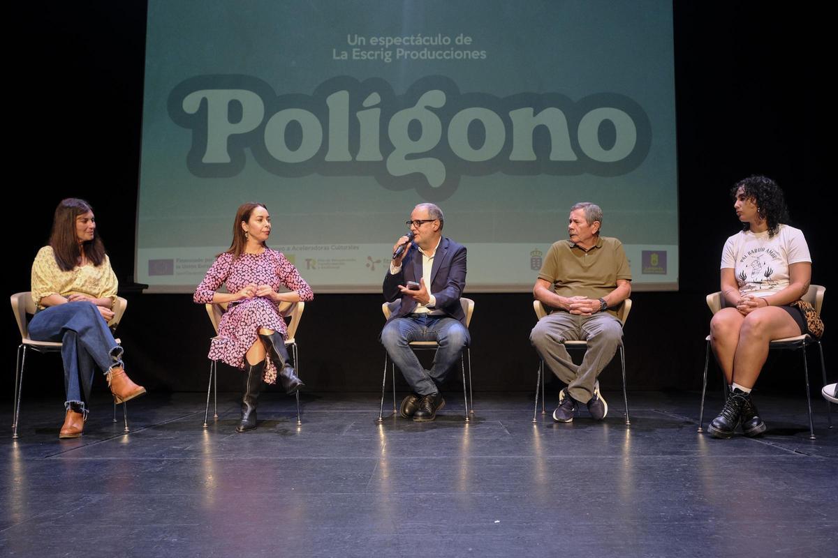 Presentación de la obra 'Polígono' hoy en el Teatro Guiniguada.