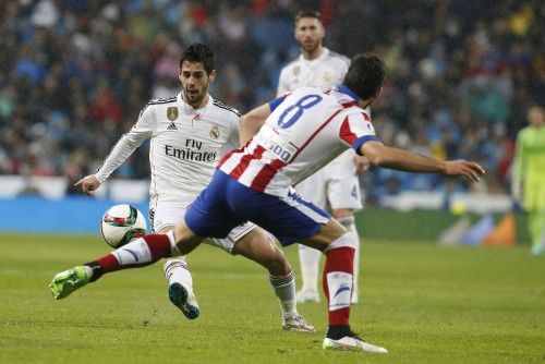 Imágenes del partido de vuelta de octavos de la Copa entre Real Madrid y Atlético.