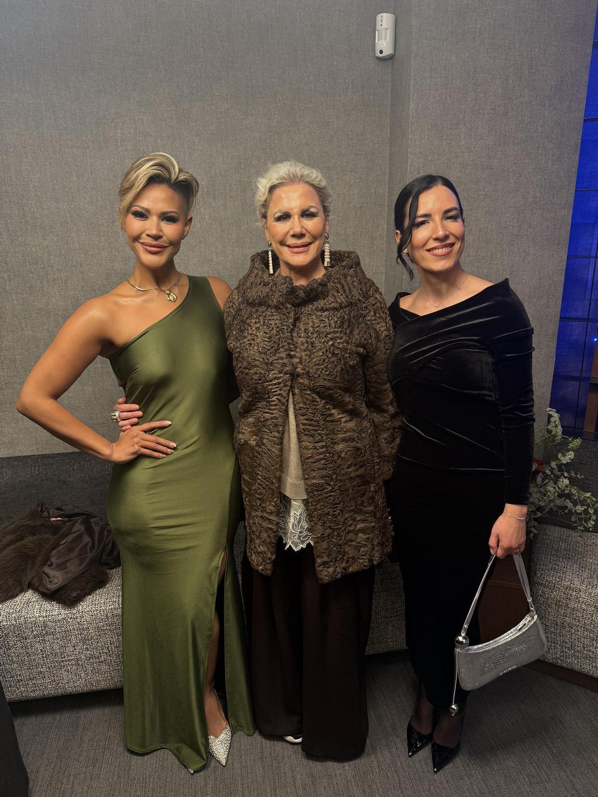 Meydel Chavez, Laura Fitera y Anaís Tirado.