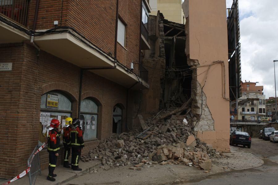 Derrumbe en plaza de la Puentica