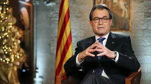 El president Artur Mas es dirigeix als catalans en el seu missatge institucional de cap d’any.