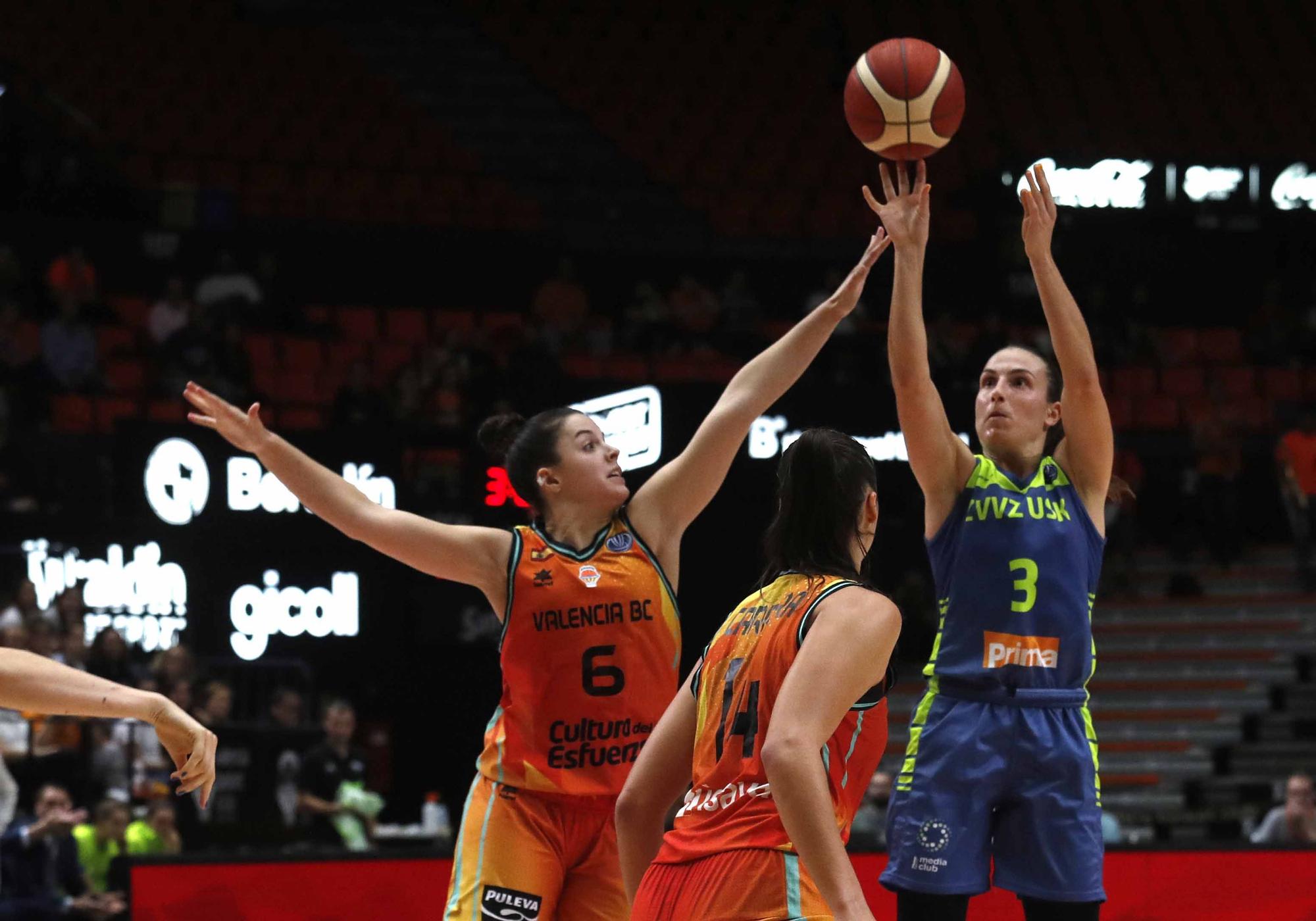 Valencia Basket - ZVVZ USK Praha de Euroleague Women