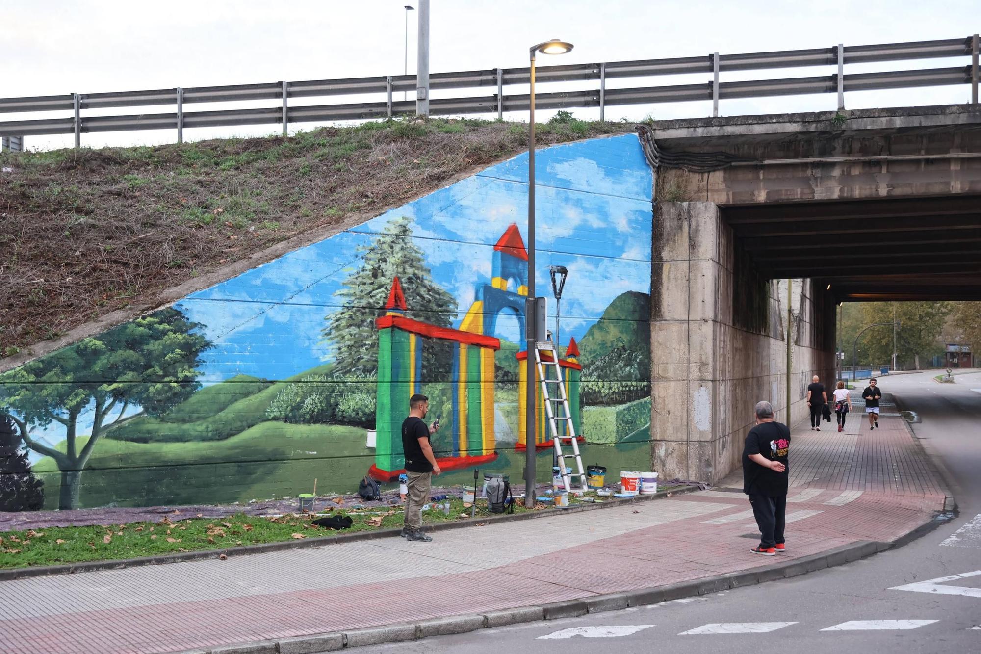 EN IMÁGENES: el festival de arte urbano conquista las calles de Avilés